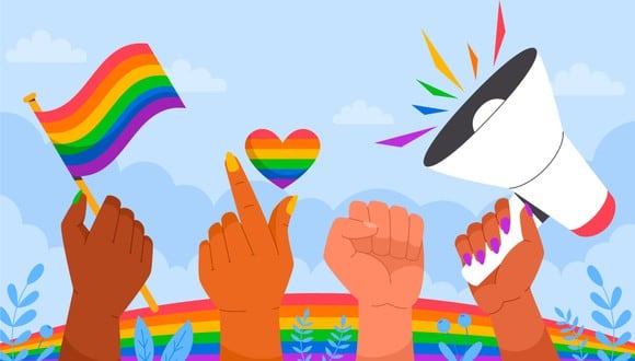 Frases por el Día del Orgullo LGBT para WhatsApp: imágenes y mensajes para compartir el 28 de junio (Foto: Freepik).