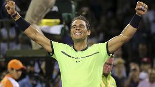 Rafael Nadal derrotó a Jack Sock por cuartos de final del Masters 1000 de Miami