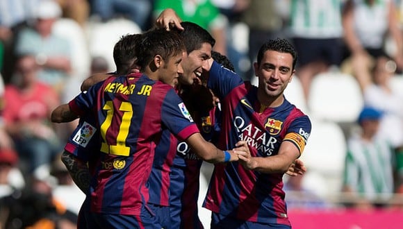 Neymar y Xavi Hernández jugaron juntos en el Barcelona hasta 2015. (Getty)