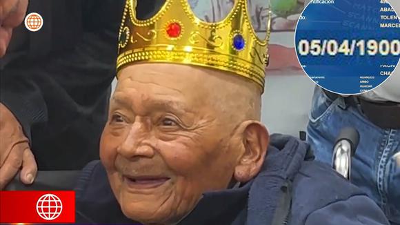 Huánuco: anciano festeja 124 años