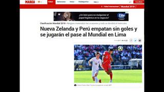 Lo que dijo el mundo sobre el empate de Perú en Wellington [VIDEO]