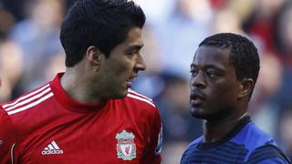 Patrice Evra recordó el día que estuvo a punto de golpear a Luis Suárez en la vía pública