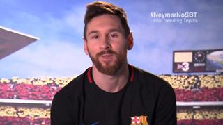 Messi envió sincero mensaje a Neymar por su marcha al PSG y así respondió el brasilero [VIDEO]