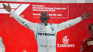 De nuevo en la punta: Lewis Hamilton consiguió su cuarto triunfo en el GP de Alemania