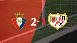 Victoria de Osasuna sobre Rayo Vallecano por 2-1