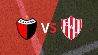 Termina el primer tiempo con una victoria para Unión vs Colón por 1-0