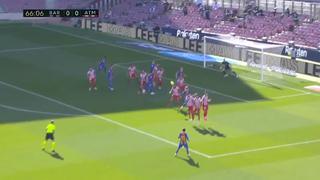 Oblak le malogró la tarde a Messi: espectacular tapada en el Barcelona vs. Atlético [VIDEO]