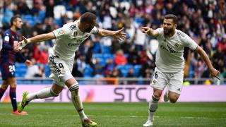 Doblete de Benzema: Real Madrid venció 2-1 a Eibar por la fecha 31 de Liga Santander 2019 en el Bernabéu