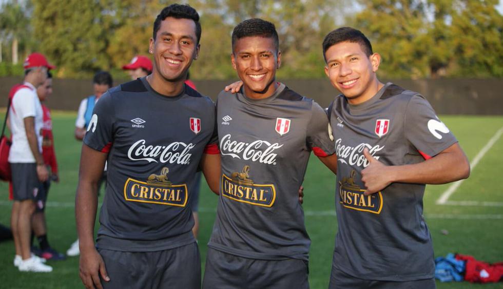 Selección Peruana está casi completa: Renato Tapia, Edison Flores y Pedro Aquino entrenaron en Miami. (Fernando Sangama)