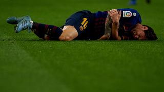 Así luce Messi con el brazo roto: Leo se dejó ver de esta forma en Barcelona