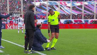 Duró solo 15 minutos: árbitro del San Lorenzo vs. Tigre se lesionó en pleno partido [VIDEO]