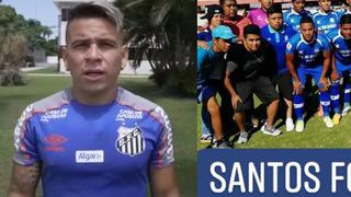 Entre Santos se entienden: jugadores del equipo brasileño mandaron saludos a sus pares del club de Nasca [VIDEO]