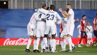 El derbi se pintó de blanco: Real Madrid venció al Atlético y se puso a tres puntos de la punta