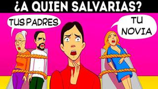 Salvar a tus padres o a tu novia: el test de personalidad que te hará reflexionar