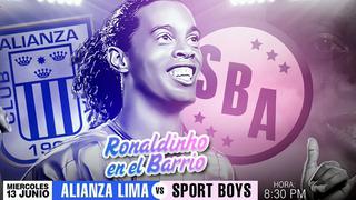 'Ronaldinho en el Barrio': partido Alianza Lima vs. Sport Boys con el crack brasileño ya tendría fecha