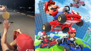 TikTok se divierte con hilarante parodia de una carrera de Mario Kart en la vida real