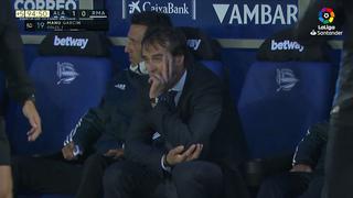 Cara de autogol: la reacción de Julen Lopetegui tras la derrota del Real Madrid