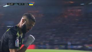 Tras mano de Tapia: el gol de penal de Benzema para el 1-0 de Real Madrid vs. Celta [VIDEO]