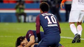 Alerta parisina: Cavani fuera de lista por dolor en la cadera y podría no llegar al partido ante Real Madrid