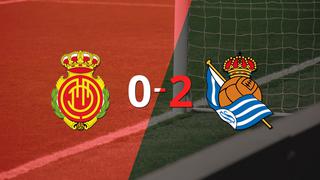 Termina el primer tiempo con una victoria para Real Sociedad vs Mallorca por 1-0