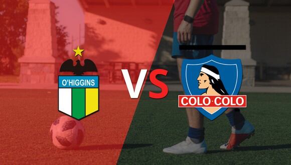 Termina el primer tiempo con una victoria para O'Higgins vs Colo Colo por 1-0