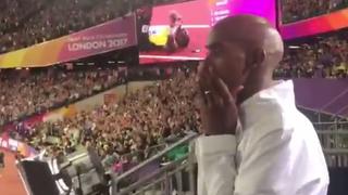 Quedó en shock: la reacción de Mo Farah al ver cómo Usain Bolt se lesionó en el Mundial de Atletismo [VIDEO]