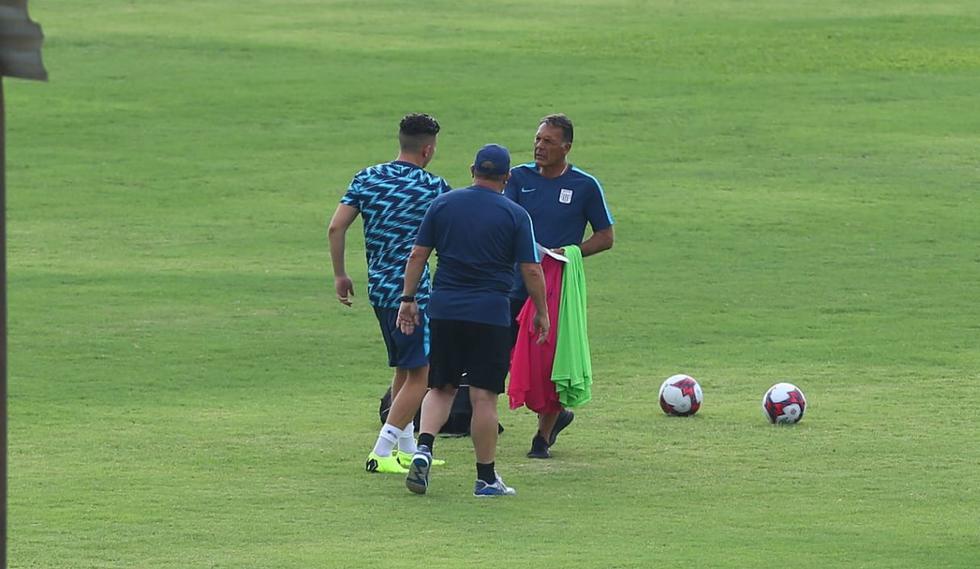 Adrián Ugarriza ya es jugador de Alianza Lima y entrena en Chincha. (Foto: Jesús Saucedo)