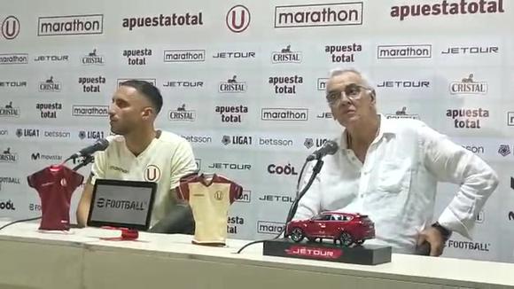 Emanuel Herrara habló en conferencia de prensa tras la victoria de la 'U'. (Video: Wilmer Robles / Depor)