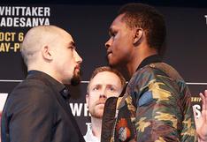UFC 243: fecha, horarios y canales de la pelea de Whittaker vs Adesanya por la unificación de títulos de peso mediano