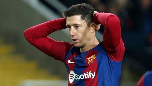 Robert Lewandowski es el delantero titular del Barcelona. (Foto: Getty Images)