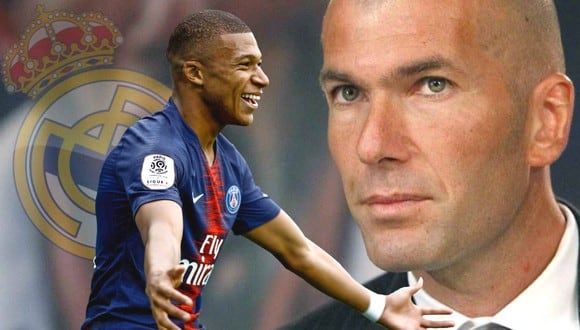 Zinedine Zidane llegaría al Real Madrid y sería el gancho para fichar a Mbappé. (Foto: Agencias)