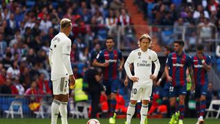 Real pesadilla: Madrid perdió 2-1 contra Levante en el Bernabéu por LaLiga Santander