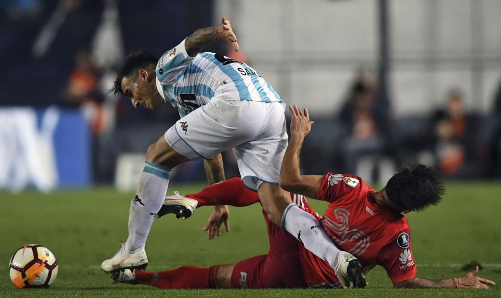 River Plate vs. Racing Club en Avellaneda por la Copa Libertadores 2018. (Foto: AFP)
