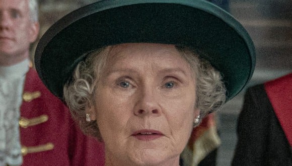 Imelda Staunton como la reina Isabel II en la temporada 5 de "The Crown" (Foto: Netflix)