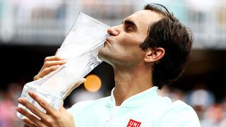 ¡Ganó su título 101! Roger Federer se coronó en el Masters 1000 de Miami, tras vencer a John Isner