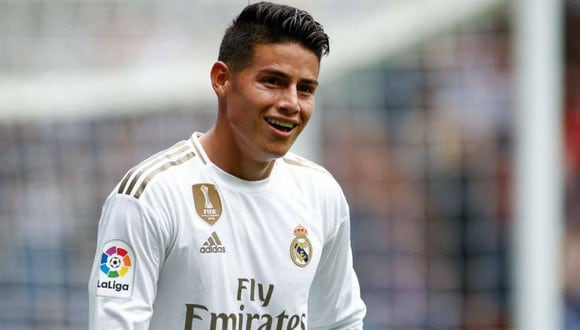 James Rodríguez tiene contrato con Real Madrid hasta junio del 2021.