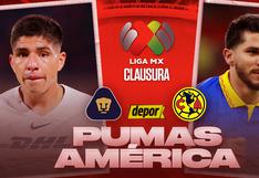 Partido Pumas vs. América EN VIVO HOY vía TUDN: hora, canal y dónde ver Clásico Capitalino