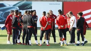 Perú vs. Nueva Zelanda: la profunda charla de Gareca con el plantel en la última práctica en Lima (FOTOS)