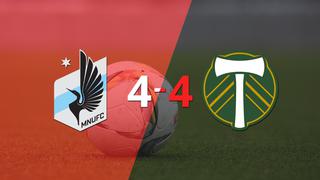 Doblete de Sebastián Blanco en el empate a 4 entre Portland Timbers y Minnesota United