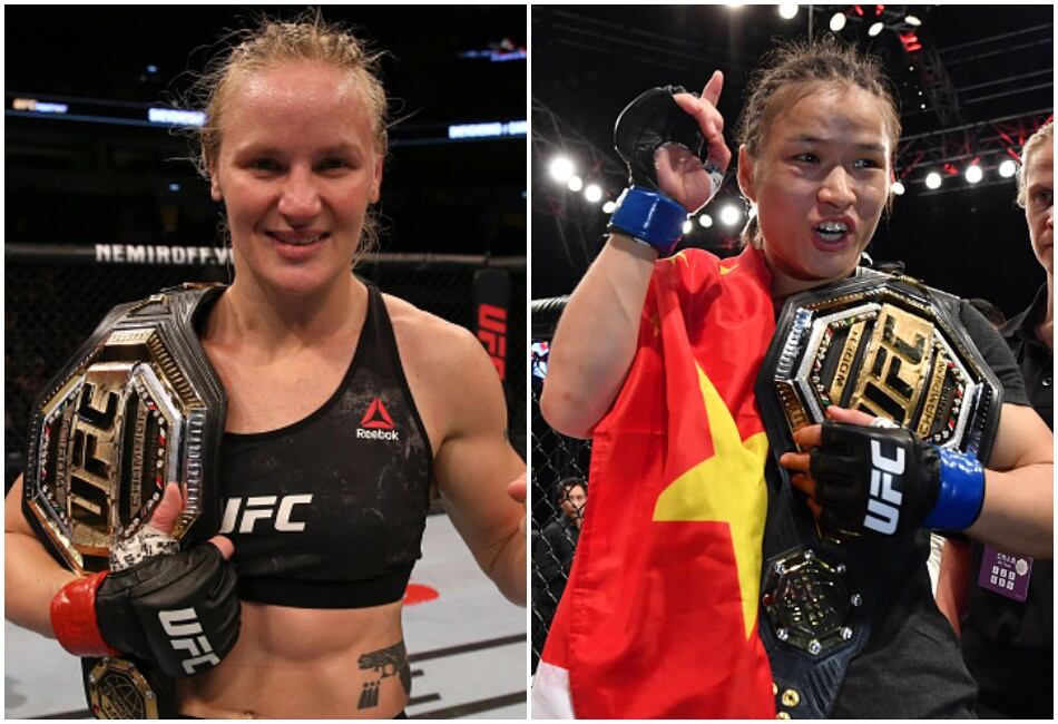 Valentina Shevchenko tiene un récord de 18-3; Weili Zhang, de 20-1. (Getty Images)