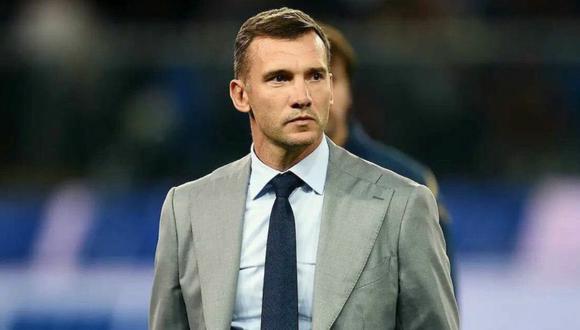 Andriy Shevchenko fue entrenador de Ucrania en la última Eurocopa de naciones. (AFP)