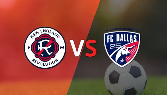 Termina el primer tiempo con una victoria para New England Revolution vs FC Dallas por 1-0
