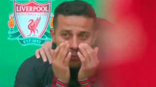 Rompió en llanto: Thiago se lesionó en el calentamiento del Chelsea vs. Liverpool