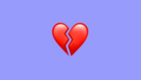 ¿Sabes realmente lo que significa el corazón roto en WhatsApp? Aquí te lo decimos. (Foto: Emojipedia)