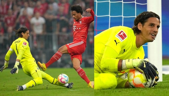Yann Sommer tuvo un magnífico partido ante el Bayern Munich. (Foto: AP)