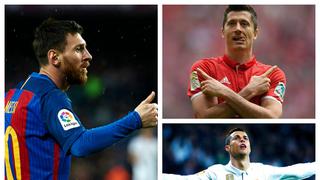 A ver quién alcanza a Messi: los candidatos a la Bota de Oro 2016-17 [FOTOS]