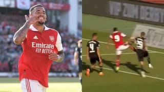 Tardó solo 90 segundos: Gabriel Jesús se estrenó con doblete en el Arsenal [VIDEO]