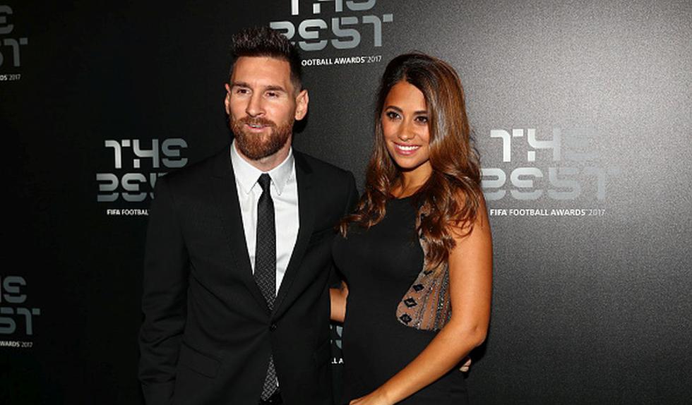 Lionel Messi y Antonela Roccuzzo. (Foto: Getty Images)