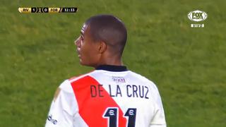Noche de golazos: De la Cruz marcó el 2-0 de River Plate vs. Fortaleza por Copa Libertadores