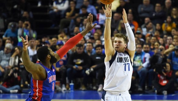 Luka Doncic, de Eslovenia, brilla en el Dallas Mavericks. (Foto: AFP)